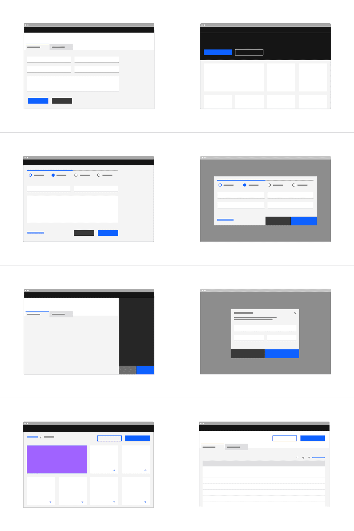 Button groups in context